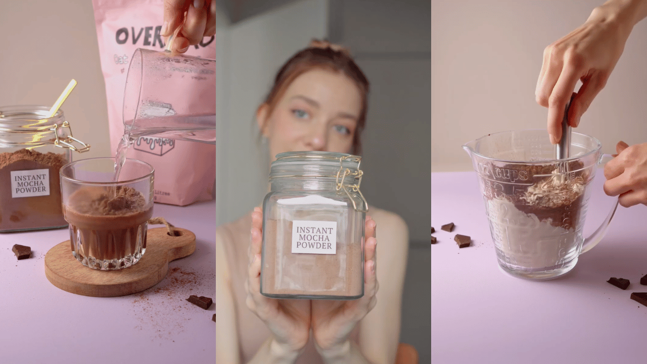 Instant Oat Milk Mocha Powder Recipe